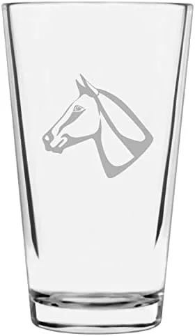 Vista 66 de Shetland Pony (cuerpo) - Vaso de pinta grabado con temática de caballo alternativo de 16 onzas