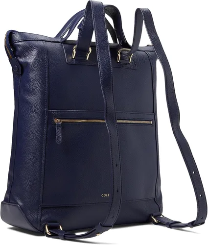 Vista 2 de Cole Haan Grand Ambition - Mochila convertible grande, color azul noche, talla única, Azul Evening, Mochila convertible grande Grand Ambition