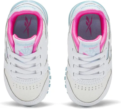 Vista 11 de Reebok Unisex-Child Classic Leather Step N Flash Light Up Sneaker
