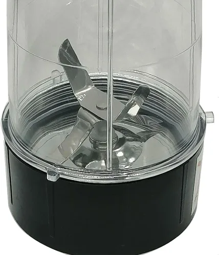 Vista 3 de Cuchilla trituradora de hielo de repuesto con 1 junta de anillo de sellado extra, compatible con MagicBullet Licuadora Juicer Mixer MB 1001/MB 1001B