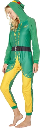 Vista 3 de INTIMO Elf The Movie - Conjunto de pijama de una pieza para mujer