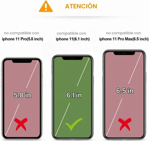 Vista 2 de KIHUWEY - Funda tipo cartera para iPhone 11, tarjetero con soporte, color negro Ranuras para tarjetas de crédito, soporte, piel sintética