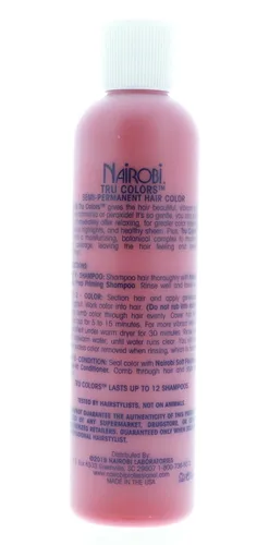 Vista 7 de Tru-Colors Color de cabello semipermanente #5 Rojo azabache 8 onzas, Unisex