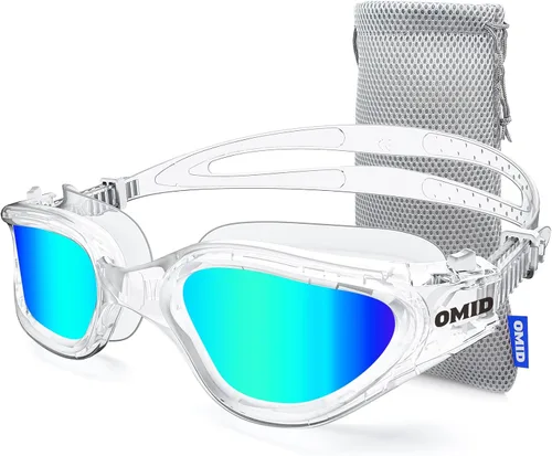 Vista 20 de OMID - Gafas de natación polarizadas P2, gafas antivaho para natación para hombres y mujeres adultas