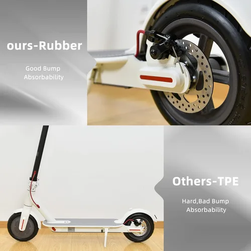 Vista 4 de 200x50 rueda de neumático sólido con ruedas de aleación de aluminio para scooter eléctrico, coche de equilibrio 8x2, rueda sólida a prueba