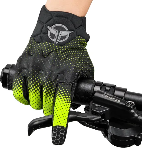 Vista 2 de Guantes de ciclismo para hombres y mujeres, guantes de ciclismo con pantalla táctil, guantes de ciclismo para bicicleta de montaña, para fitness