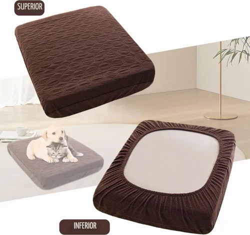 Vista 3 de Nanbowang - Funda de repuesto impermeable para cama de perro, funda de almohada lavable acolchada para mascotas, encantadora cama para cachorro