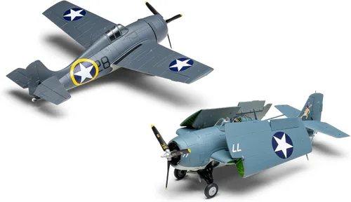 Vista 3 de Airfix Kit de avión modelo de regalo – A02070A F4F-4 Wildcat, kits de modelo de avión de plástico para adultos y niños mayores de 14 años, nivel