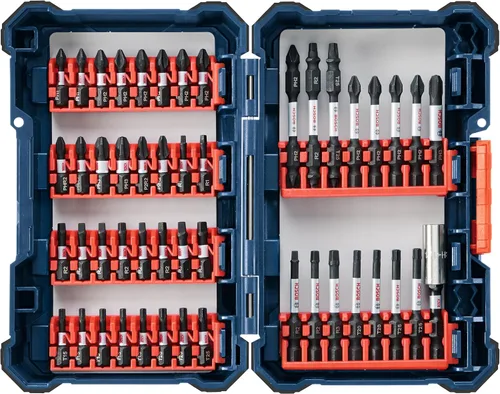 Vista 10 de Bosch DDMS20 Juego de sistema de caja personalizada con accionamiento de taladro resistente al impacto de 20 piezas