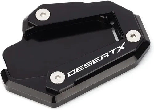Vista 3 de Modeer Para Desert X 2022-2023 Placa de extensión de soporte CNC de motocicleta Soporte lateral Almohadilla desertx Desert-X Accesorios (negro)