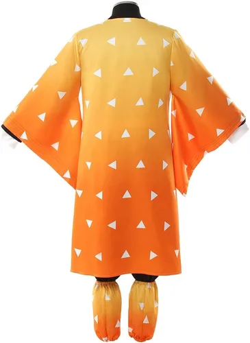 Vista 3 de FCCAM Mitsuri Cosplay Anime Tanjiro Zenitsu traje