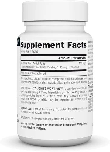 Vista 2 de Source Naturals St. John 's wort 300 mg, SN1175, 1, 1