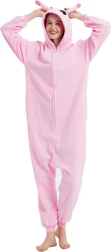 Vista 8 de III HHONS Animal Onesie Adult Women Men Halloween Pajamas Costume Cosplay Sleepwear Onesies