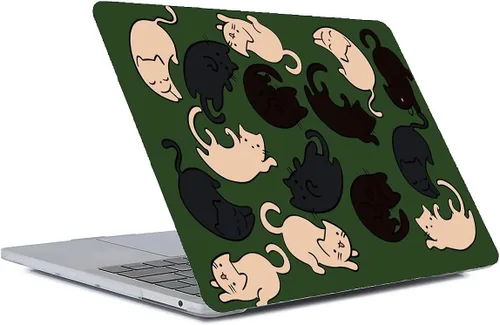 Vista 10 de Funda rígida de plástico compatible con MacBook Air de 13 pulgadas 2020 2021 M1 A2337 A2179 A1932, carcasa rígida de plástico para Mac Air 13