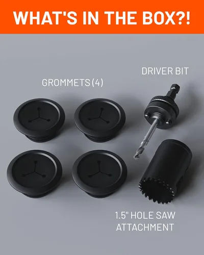 Vista 9 de ECHOGEAR Ocultadores de Cables de Pared para Gestión de Cables - Mini Ocultador de Cable de 2.25" Oculta 3 Cables de Bajo Voltaje Detrás de la Pared