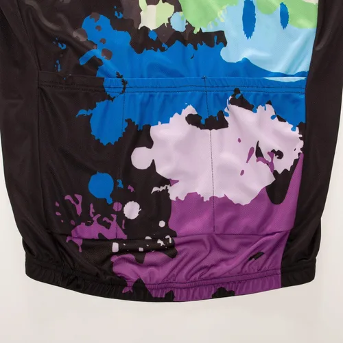 Vista 9 de Pohoopo Camisetas de ciclismo transpirable manga corta bicicleta chaqueta ciclismo camisa