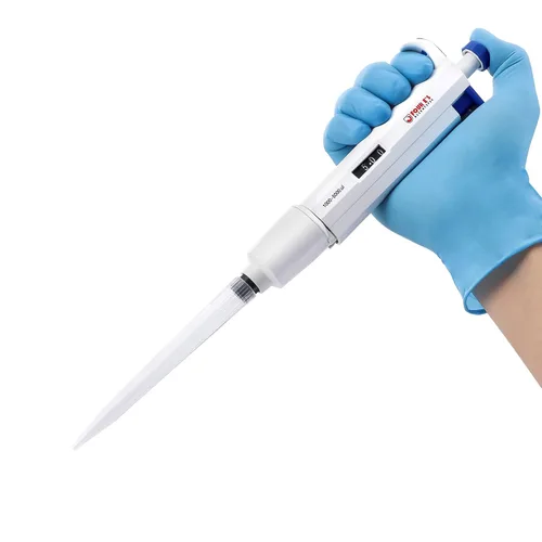 Vista 13 de FOUR E'S SCIENTIFIC Pipeteta de un solo canal, micropipeta de volumen variable ajustable de alta precisión para laboratorio (0.1-2.5 uL)