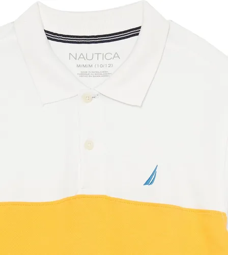 Vista 4 de Nautica Boys' Short Sleeve Fashion Polo
