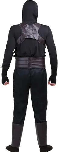 Vista 4 de Disfraz Ninja Assassin para hombre