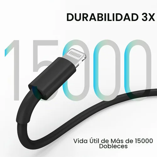Vista 8 de FUPYWP Cable para CarPlay de iPhone en el automóvil, cable de carga para automóvil, cable USB A a Lightning de carga rápida y transferencia de datos