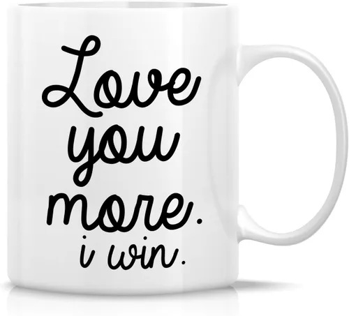 Vista 32 de Retreez Taza divertida – I Love You to The Moon & Back - Tazas de café de cerámica de 11 onzas – Divertido, sarcasmo, sarcástico, motivacional