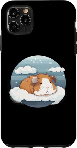 Vista 11 de iPhone 15 Cute sleeping Guinea pig for a Guinea pig lover breeder Case
