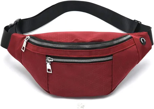 Vista 11 de Fanny Pack for Men Women - Water Resistant Fashion Waist Bag Pack with Adjustable Strap for Travel Hiking Running Outdoor Sports.