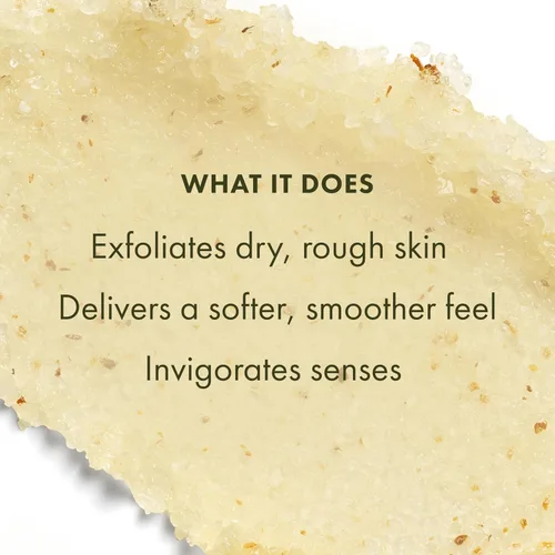 Vista 3 de Origins Exfoliante corporal suavizante de jengibre Suaviza y suaviza Con jengibre y sales del mar muerto, 21.2 onzas