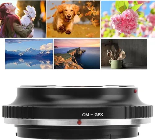 Vista 6 de OMGFX Adaptador de Lente Manual OMGFX Anillo Adaptador de Lente para Montura OM Lente a Cámara de Montura, para 50S/ 50R/ 100S/100