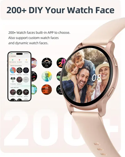 Vista 8 de Parsonver Smart Watch, 5ATM Waterproof Swimming Watch, Smartwatch for Women with Bluetooth Calls, Fitness Tracker Heart Rate Sleep Monitor