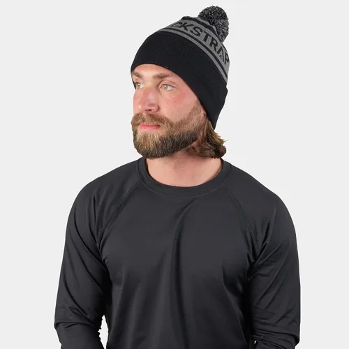 Vista 6 de BLACKSTRAP POM - Gorro de punto, 100 % acrílico, tejido fino jacquard, unisex, talla única