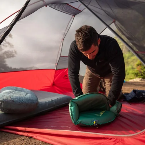 Vista 4 de Therm-A-Rest Trail Pro - Colchoneta autoinflable para acampar y mochilero