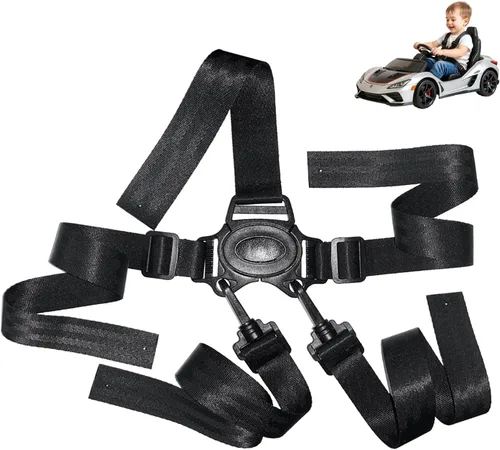 Vista 7 de Cinturón de seguridad ajustable portátil para niños Ride on Power Wheels