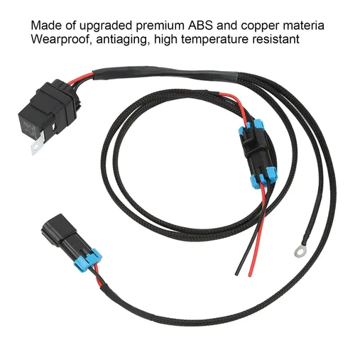Vista 3 de Aramox Arnés de cable de luz de respaldo para Polaris 1000, arnés de cableado de luz inversa de 12 V 40 A de repuesto de cable de lámpara de respaldo