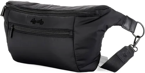 Vista 4 de Itzy Ritzy's Ritzy Pack Fanny Pack & Crossbody Diaper Bag - Multi-Use Lightweight Bag Features 6 Pockets & an Adjustable Strap - Wear As a