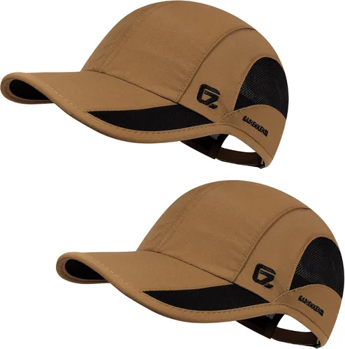 Vista 17 de GADIEMKENSD Sombrero de correr al aire libre malla transpirable 2PACK