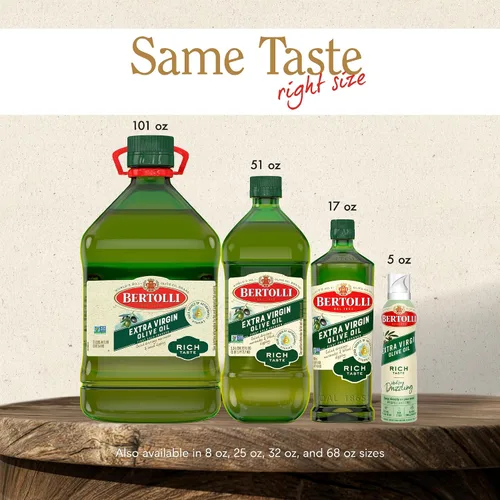 Vista 5 de Aceite de oliva extra virgen Bertolli, sabor rico, 50.7 fl oz