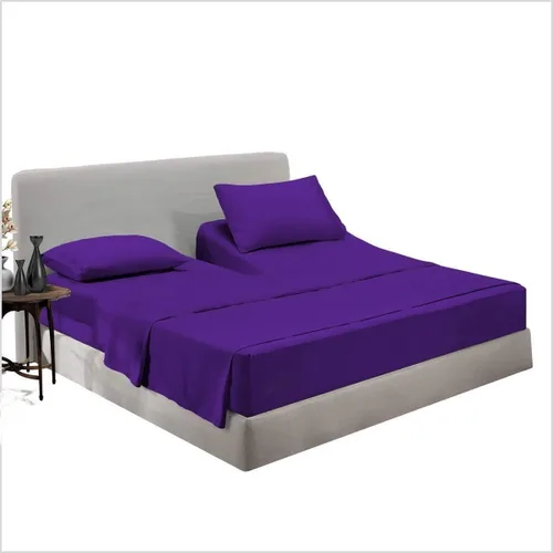 Vista 13 de Top Split Head Flex Queen - Juego de sábanas para dormir con número de camas – 4 piezas de color gris oscuro, sábanas divididas Queen – 100% algodón