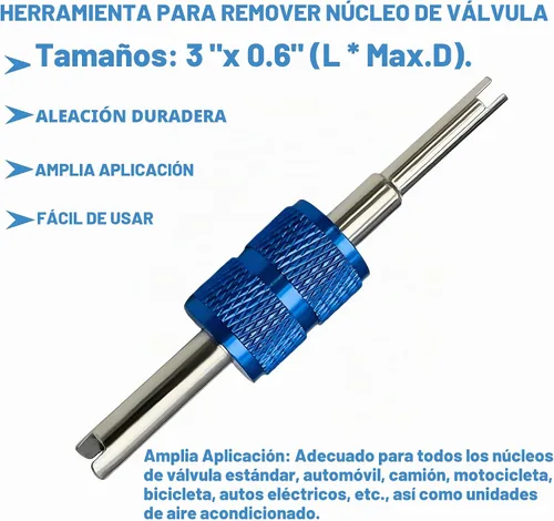 Vista 4 de Kit de núcleo de válvula de aire acondicionado Tapa y válvula AC R12 R134a Junta de teflón Refrigeración A/C Servicio de Aire Acondicionado