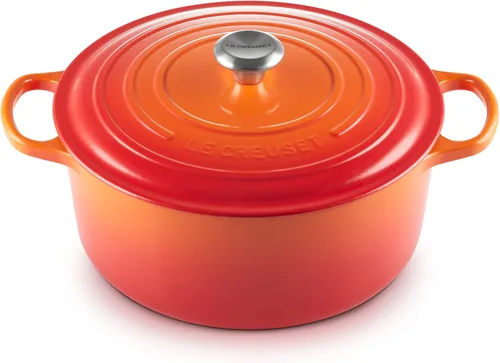 Vista 59 de Le Creuset Horno holandés redondo Signature de hierro fundido esmaltado, 4.5 cuartos de galón., Artichaut