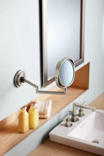 Vista 9 de Moen TS43002BN Arris - Kit de grifería de baño de 8.0 in (8 pulgadas), requiere válvula, níquel cepillado
