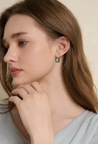 Vista 49 de Forget-Me-Not and Queen Anne's Lace Pressed Wildflower Earrings Pressed Flower Earrings Handmade Drop and Dangle Earrings Gift for Woman