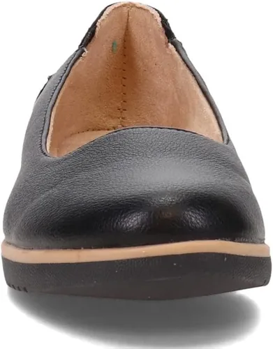 Vista 3 de SOUL Naturalizer Idea - Zapato de ballet plano acolchado para mujer, color negro liso, 8.5 M, Negro