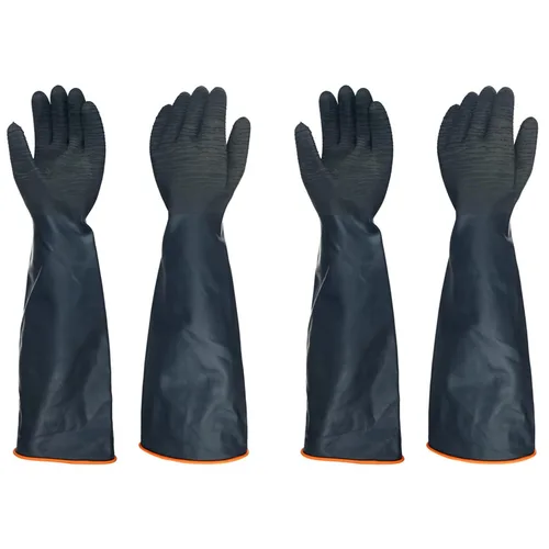 Vista 10 de North Tower Guantes de goma resistentes a productos químicos, guantes resistentes para trabajo con guantes impermeables para hombre