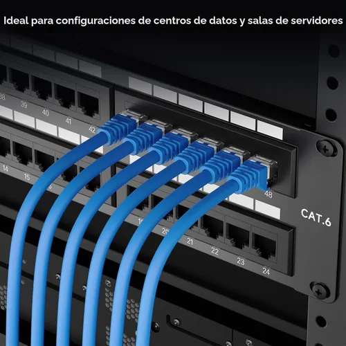 Vista 3 de Cable Matters [Listado UL] Panel de conexiones Cat6 de 48 puertos y 10 Gbps