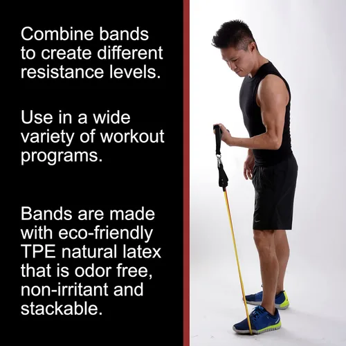 Vista 4 de BodyForge - Juego de bandas de resistencia y bandas de tubo