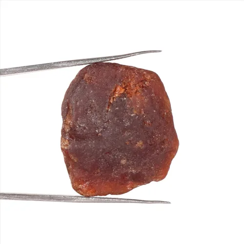 Vista 3 de GEMHUB 61.4 CT Granate rojo crudo raro trozo sin cortar Granate áspero Natural Crudo Granate Cristal Curativo