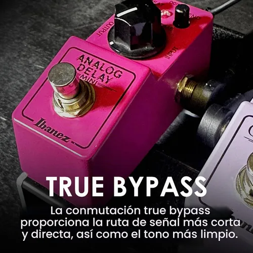 Vista 4 de IBANEZ Dispositivo de Efecto Mini de Delay Analógico - Hecho en Japón (ADMINI), Plateado