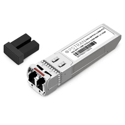 Vista 64 de 10GBASE-LR SFP+ Módulo Transceptor Óptico, 1310nm, 6.2 mi, DDM, Duplex LC SMF, 10 unidades, Gris, Sólido