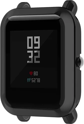 Vista 5 de Fundas protectoras de pantalla compatibles con Amazfit GTS 2 Mini/Bip U Pro/Bip S/Bip Lite/Bip 1S/Bip Lite 1S/Amazfit A1608 Watch Soft Metal